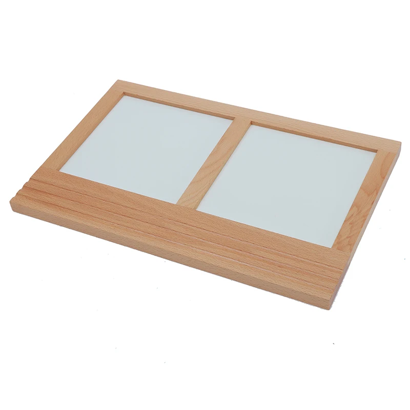 Детская игрушка Монтессори металлические вставки с 2 стойками держатель для