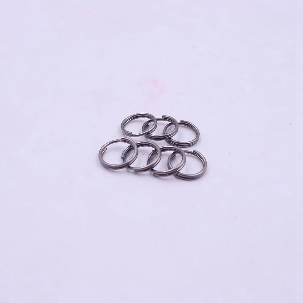 20pcs 1.0 * 6 / 1.2 12MM Stainless Steel Double Circle Road Bait Iron Plate Lead Fish With Connecting Ring Fishing Gear | Спорт и