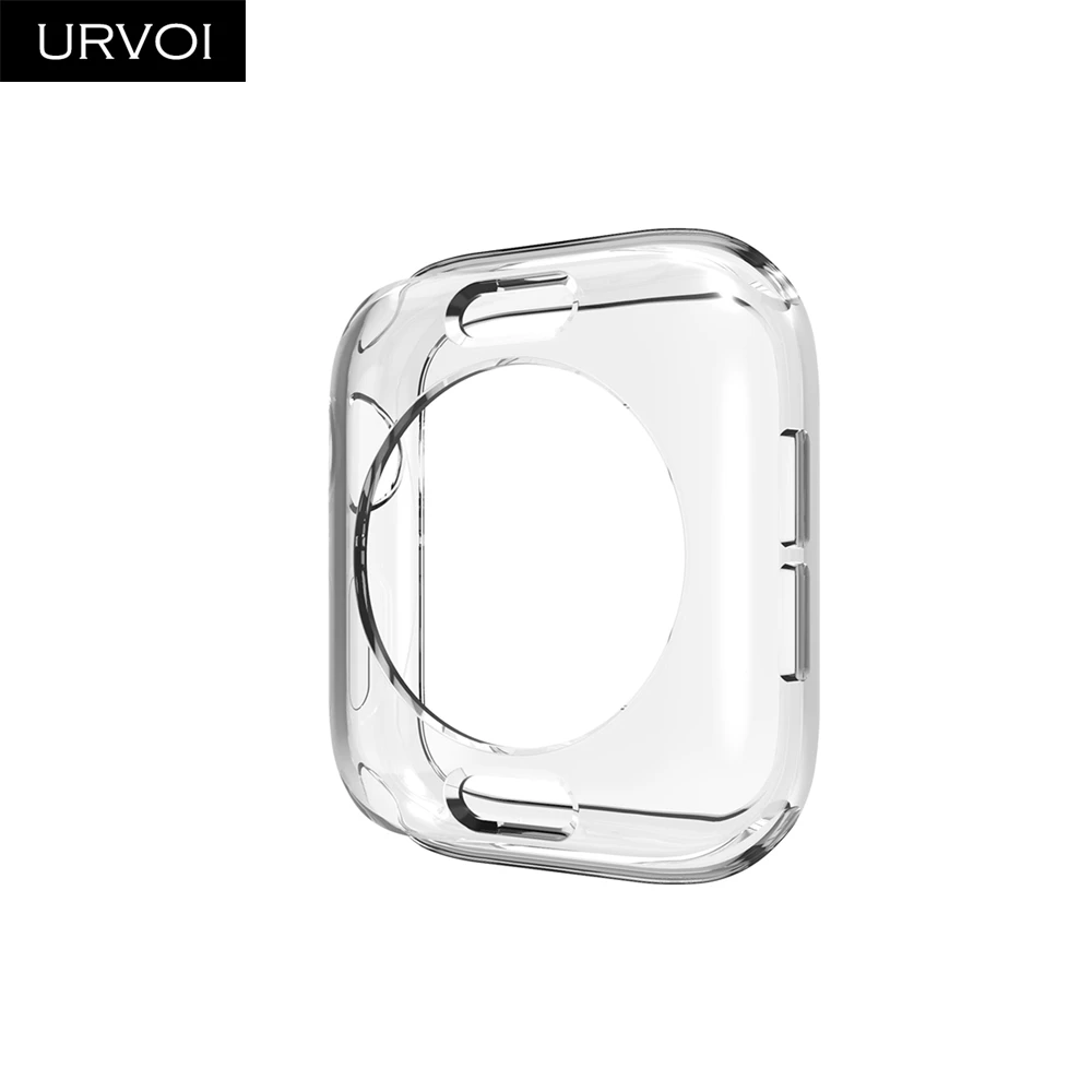 Мягкий чехол URVOI для iwatch версии 5 4 3 2 тонкий тонкая рамка ремешок|Часы Чехлы| |