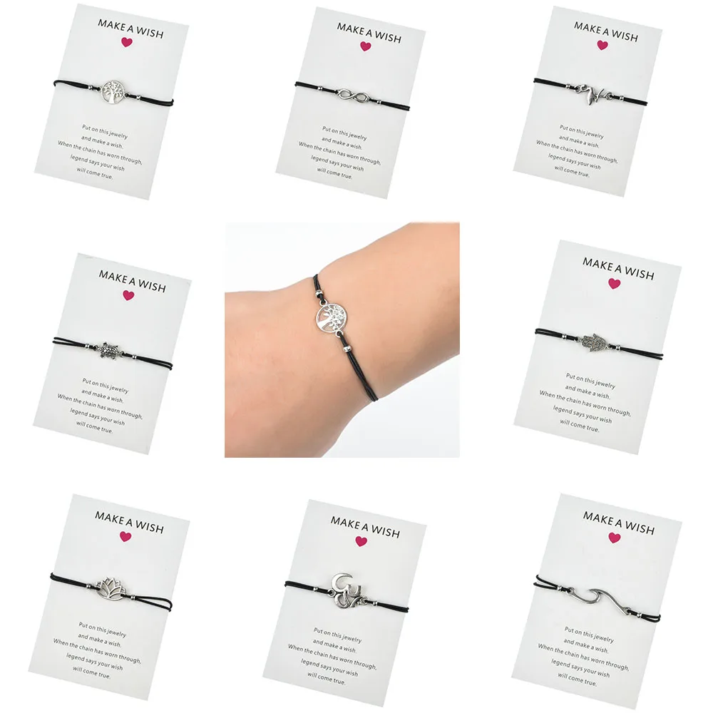 Женский эластичный браслет на ногу с изображением дерева жизни|Браслеты шармами|