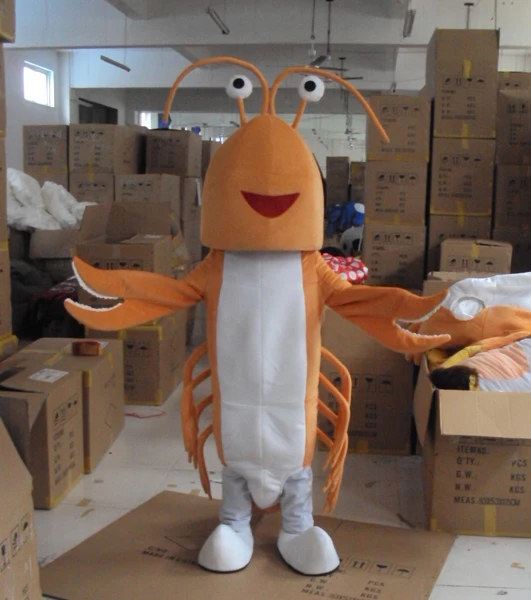 Высококачественный маскарадный костюм Лобстер лангуст талисмана с героями