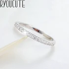 Блестящие хрустальные кольца для женщин серебряного цвета ювелирные изделия девушки регулируемый размер открытые, кольца на палец