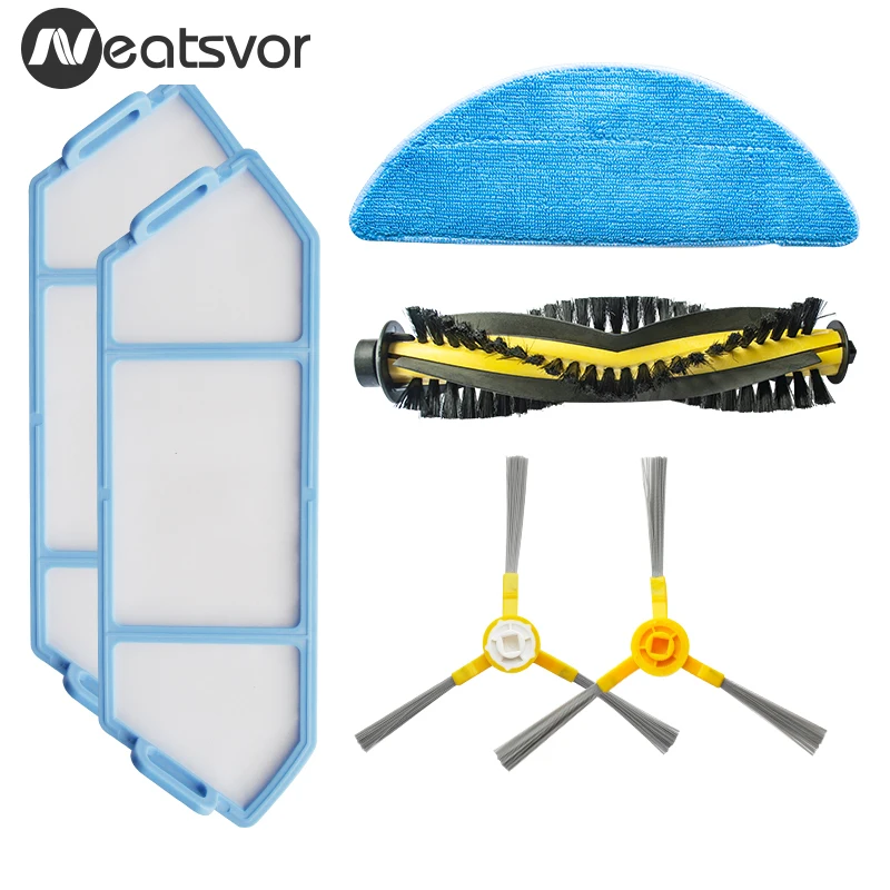 Сменные Наборы для робота пылесоса NEATSVOR X500/X600 аксессуары с фильтром щёткой