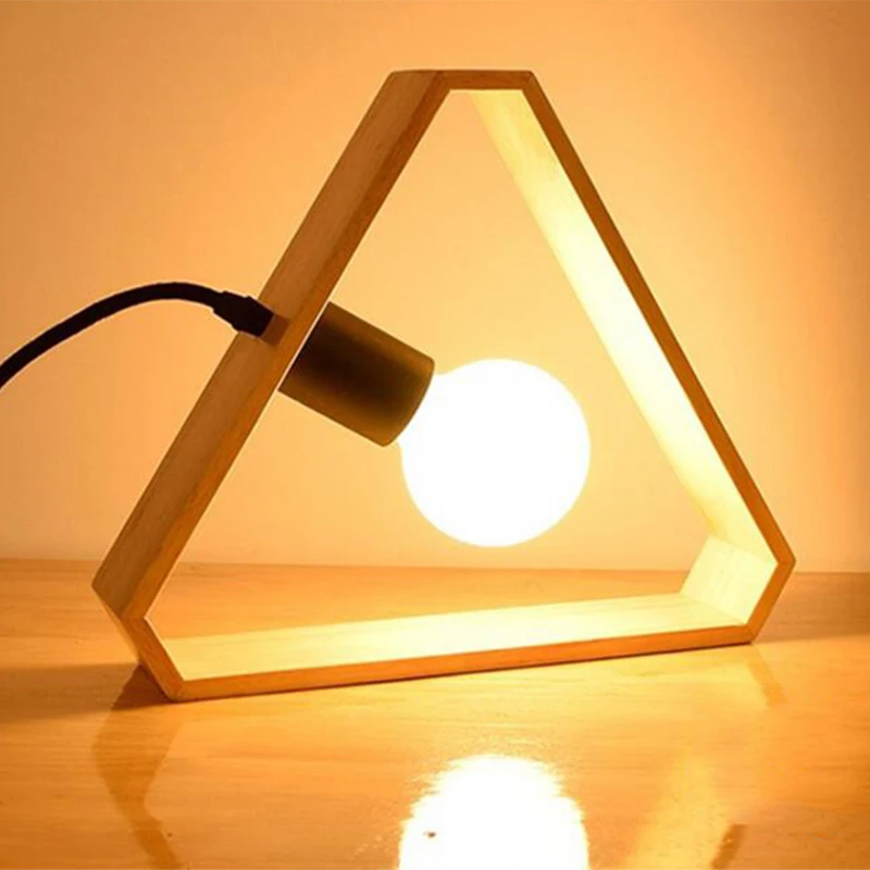 

Minimalist solid wood pendant lights E27 LED single head hanging lamp for living room bedroom study bathroom restaurant hotel