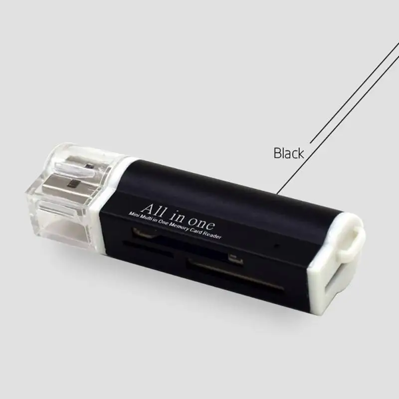 Все в одном SD карта мини кард ридер из алюминиевого сплава мульти schede USB памяти на