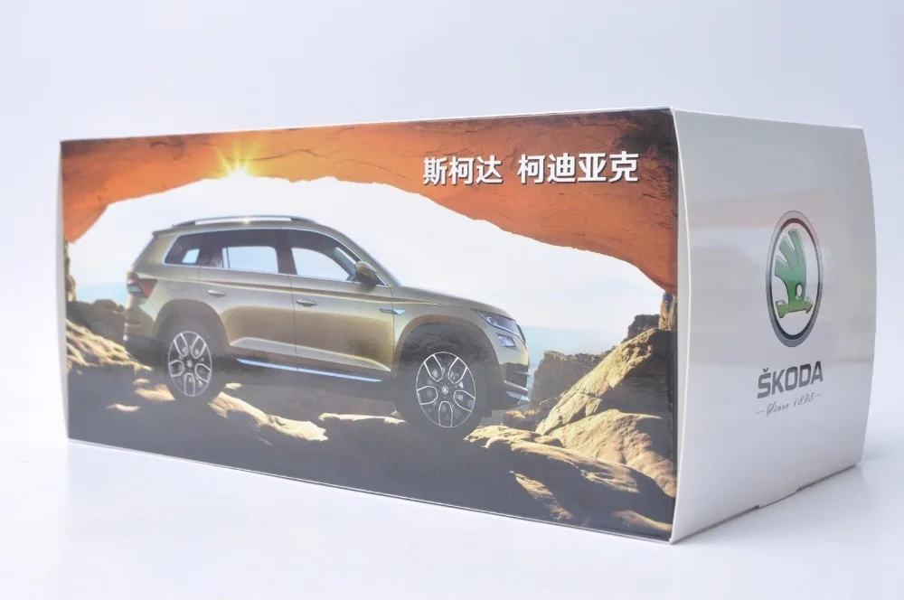 1:18 литая модель для Skoda Kodiaq золото SUV сплав игрушка автомобиль миниатюрная коллекция подарки