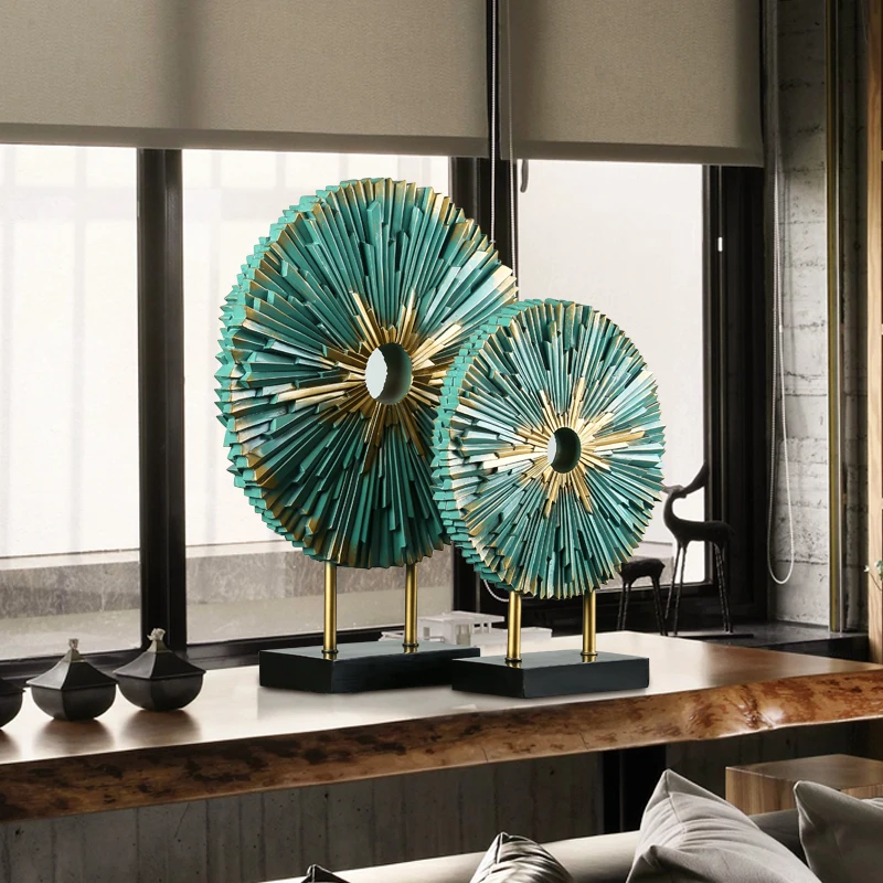 Европейское креативное украшение в виде оленя для дома гостиной шкафа