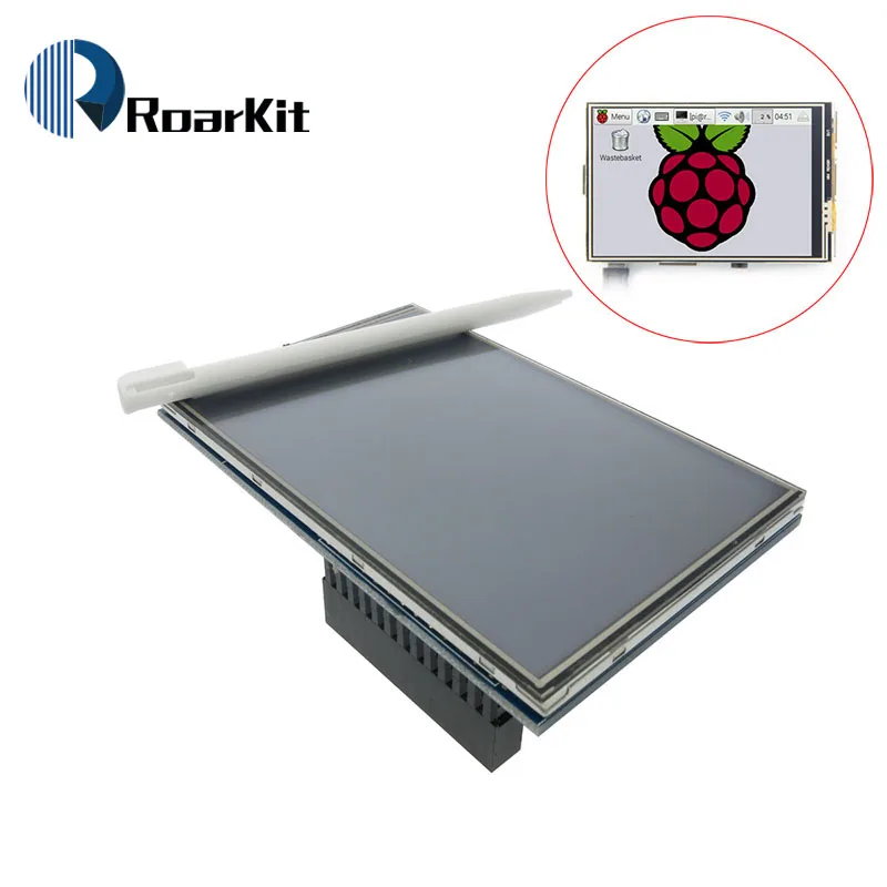 Бесплатная доставка! ЖК-дисплей модуль Pi TFT 3 5 дюймов (320*480) сенсорный Дисплей для