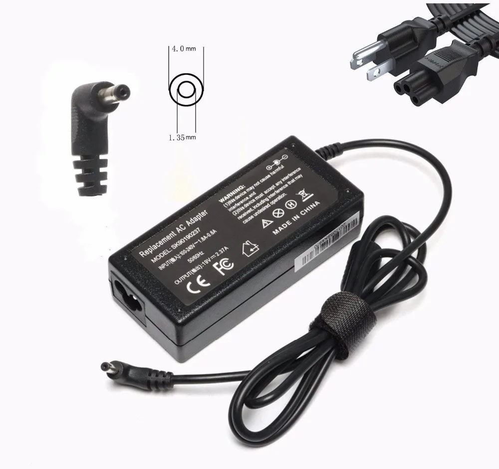 19V 2.37A 45W адаптер переменного тока зарядное устройство для Asus Zenbook UX303UA UX303UB UX305CA