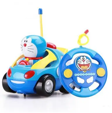 Для маленьких мальчиков девочек Doraemon электрические игрушки автомобиль