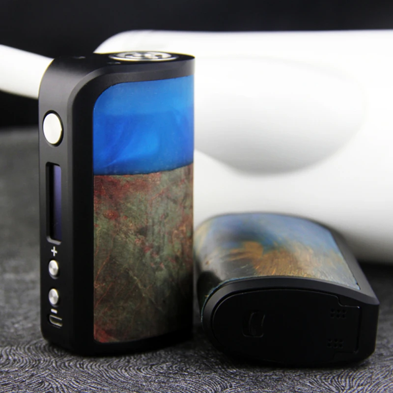 Оригинальный Arctic Dolphin Adonis Plus box mod 210 Вт прочная деревянная термоконтроль вэйпинга