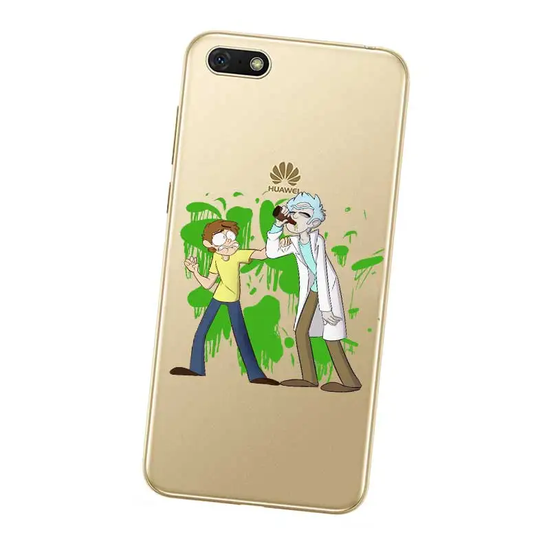 N368 Рик Морти Симпатичные из мягкого ТПУ силиконовый чехол для телефона Huawei Honor 6a 6C