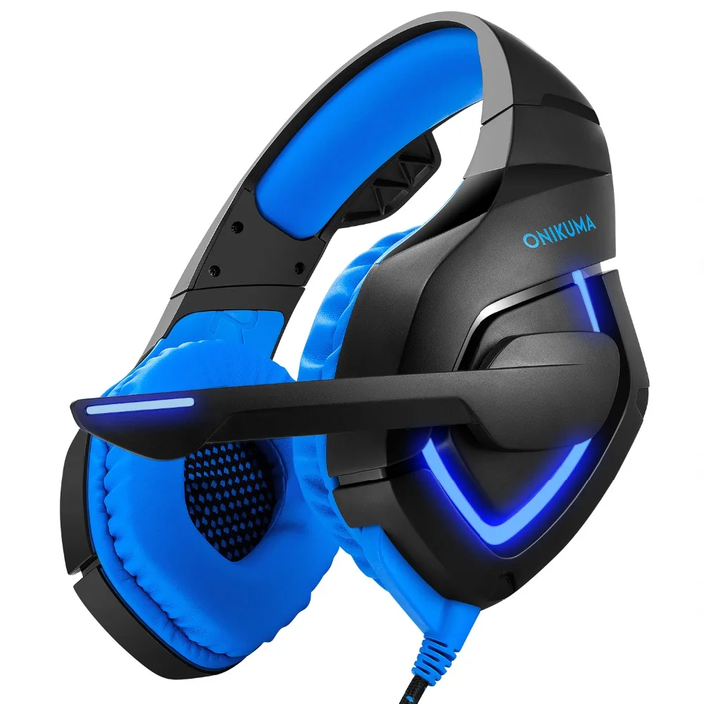 ONIKUMA K1 A новая шумоизоляция тяжелые басы Накладные наушники с микрофоном высокое