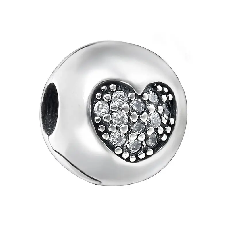 Bottom Price Clip Charm Bead 100% Authentic 925 Sterling Silver Fit Pandora Original Bracelet Women Jewelry DIY Berloque | Украшения и