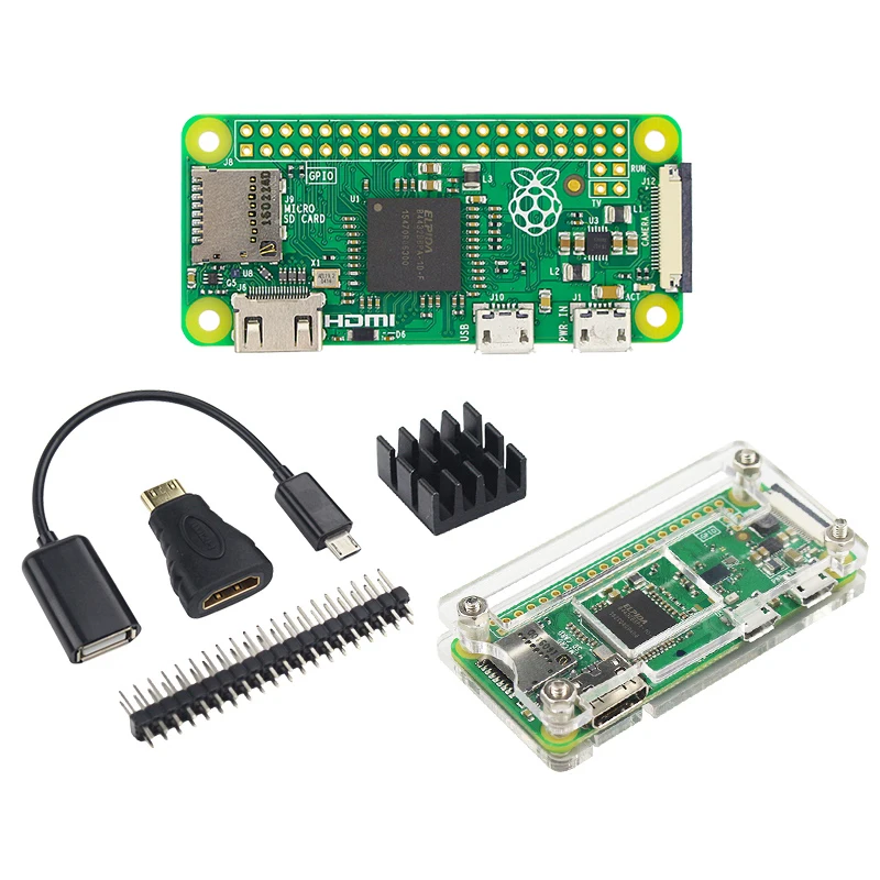 Оригинальная плата Raspberry Pi Zero V 1 3 с процессором ГГц ОЗУ 512 Мб акриловый чехол
