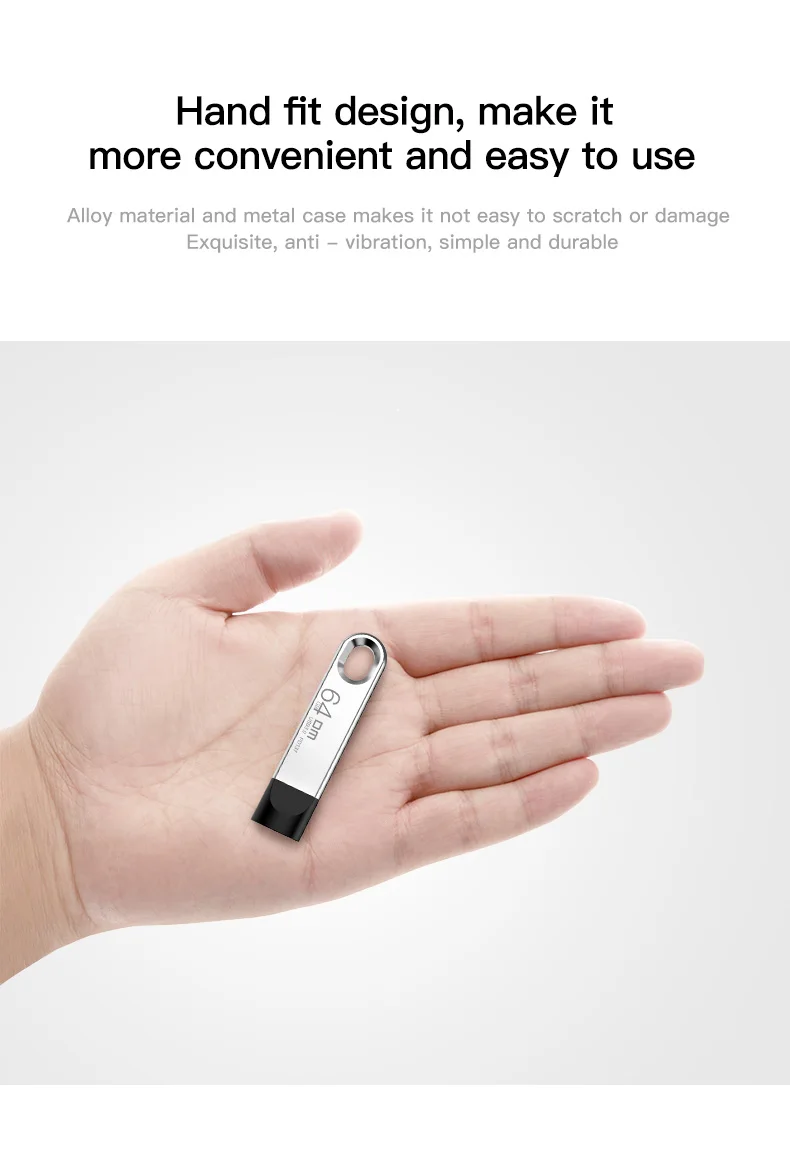 DM PD137 USB флеш-накопитель, 128 ГБ металлическая флешка, высокоскоростная USB 3,0 карта памяти, 64 ГБ флеш-накопитель, реальная емкость 32 ГБ