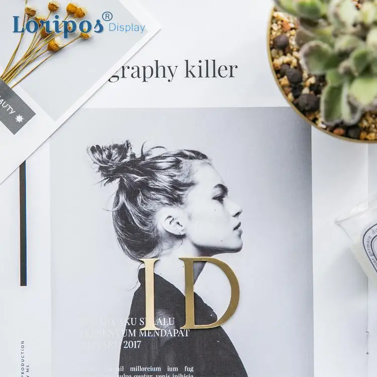 Скандинавские латунные декоративные буквы алфавита на стену креативные знак