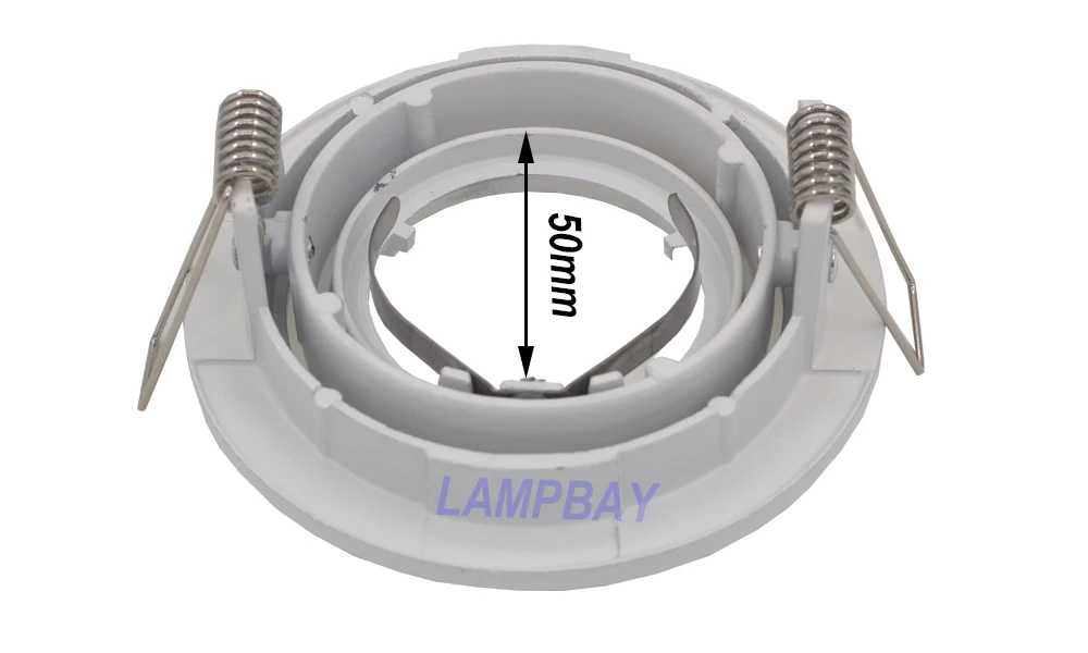 (10 шт. в упаковке) Бесплатная доставка серебристые/белые прожекторы GU10 MR16
