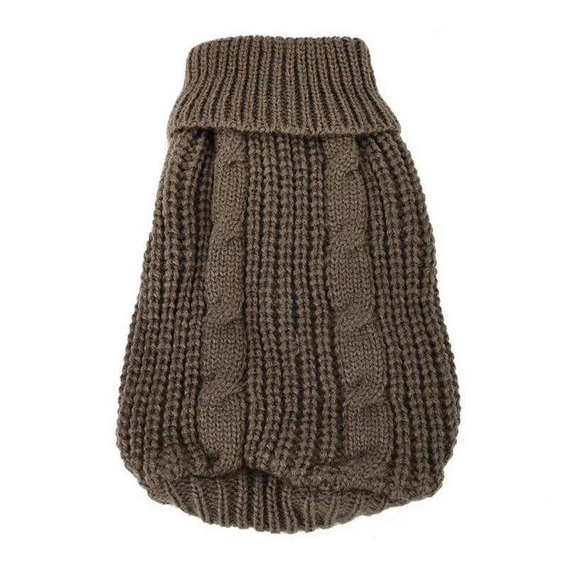 Новый вязаный джемпер для собак и кошек зимний теплый свитер пальто щенков