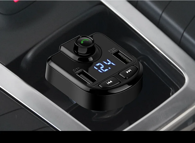 Автомобильные аксессуары, Автомобильный MP3-плеер, Многофункциональный Bluetooth, беспроводной приемник, Автомобильный MP3, легкий компактный MP3-плеер, многофункциональный