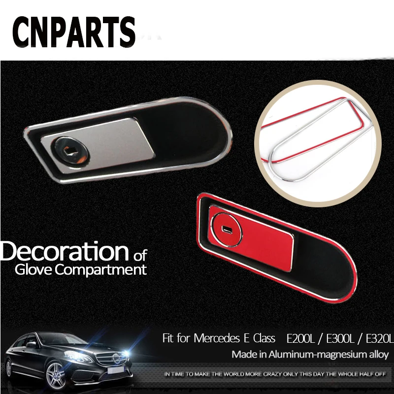 CNPARTS для Mercedes Benz W212 E Class 2016 2017 2018 AMG автомобильные наклейки коробка хранения кольцо