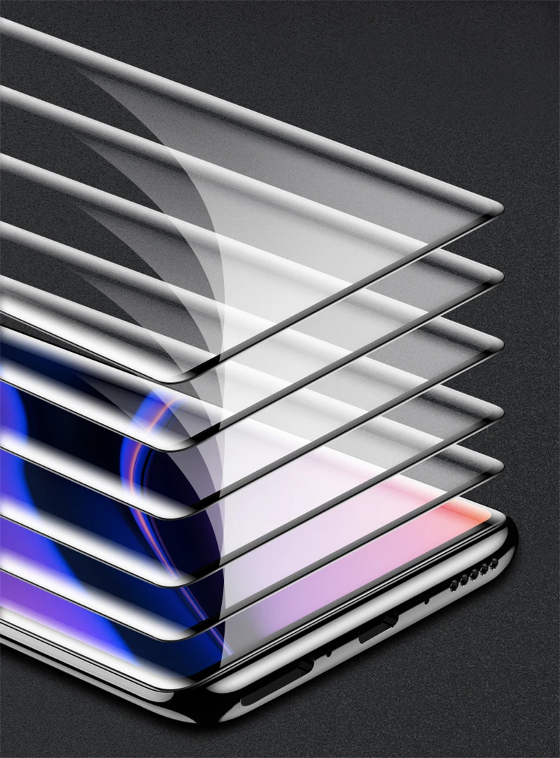 OnePlus 7 Pro 5D изогнутое закаленное стекло 4D полная клеевая Защитная пленка для экрана для One Plus 7 1+ 7 1+ 6T 1+ 5T 1+ 5 A5000 Стекло для телефона