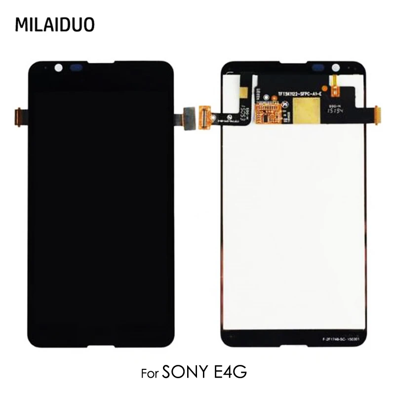 Для sony Xperia E4g E2003 E2006 E2053 ЖК дисплей дигитайзер сенсорный экран сборка запасные