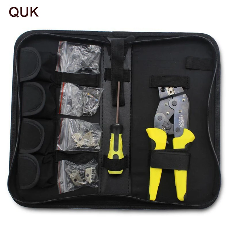 QUK щипцы для кодовых шин данных терминальные плоскогубцы Engineering Ratchet обжимной наконечник щипцы инструмент конец шнура терминалы Пресс плоскогубцы