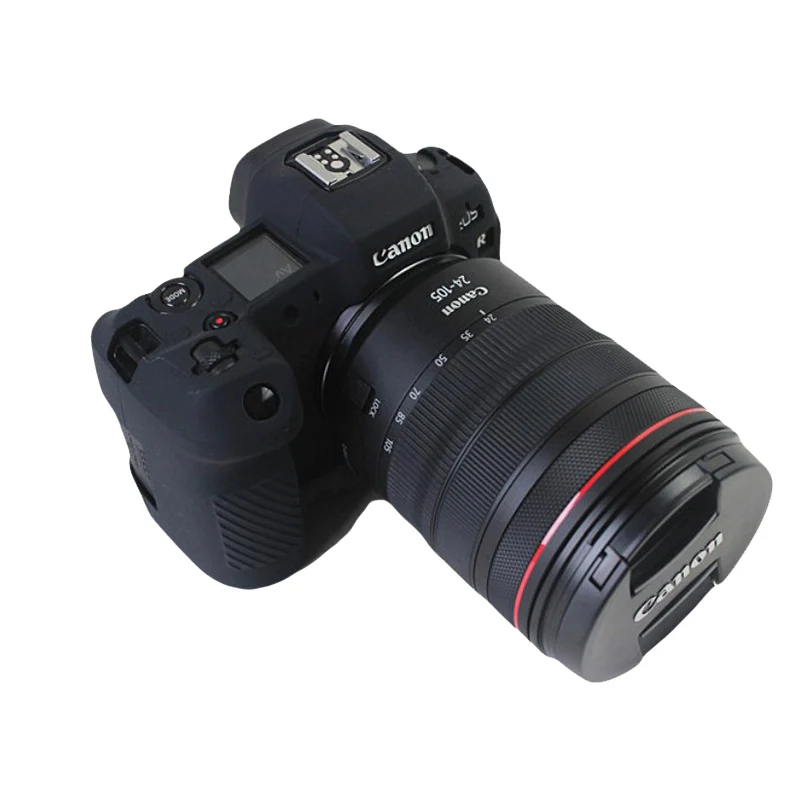 Силиконовый резиновый чехол для камеры защитный корпуса Canon EOS R EOSR мягкий