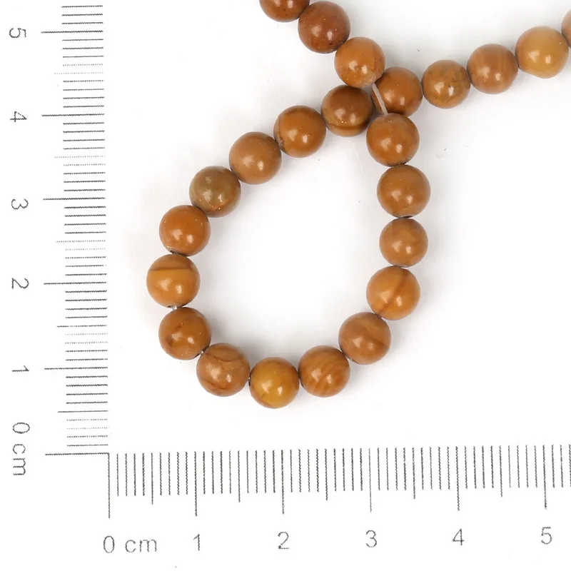 Бусины из натурального дерева диаметром 6 мм 10 15 дюймов|stone beads|for diybeads beads |