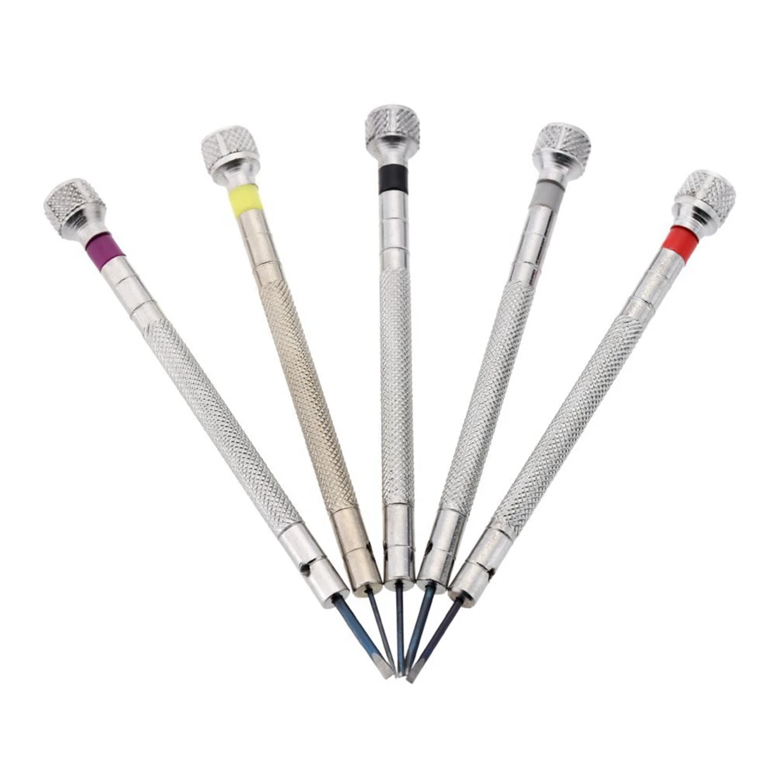 

screwdriver set 5 X 0.8-1.6mm flat blade head tip wrist watch screwdriver repair set mobile phone pc repair tool