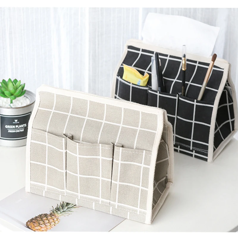 Cotton Fabric Desktop Tissue Boxes Table Decoration Napkin Box Car Seat Case Foldable Sundries Storage Organizer | Дом и сад
