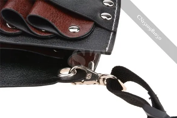 Faux Leather Barber Scissors Hairdressing Kit Bag with Shoulder Waist Belt | Багаж и сумки