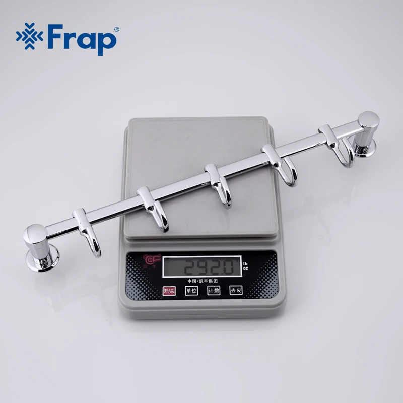 Frap цинковый сплав хромированный крючок для одежды Гибкая скользящая вешалка