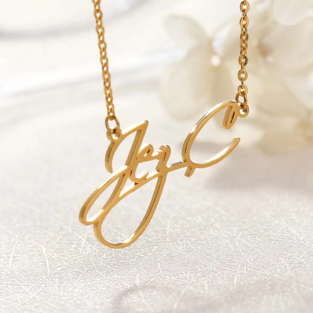 Индивидуальные стильные ожерелья с надписью и именем персонализированная