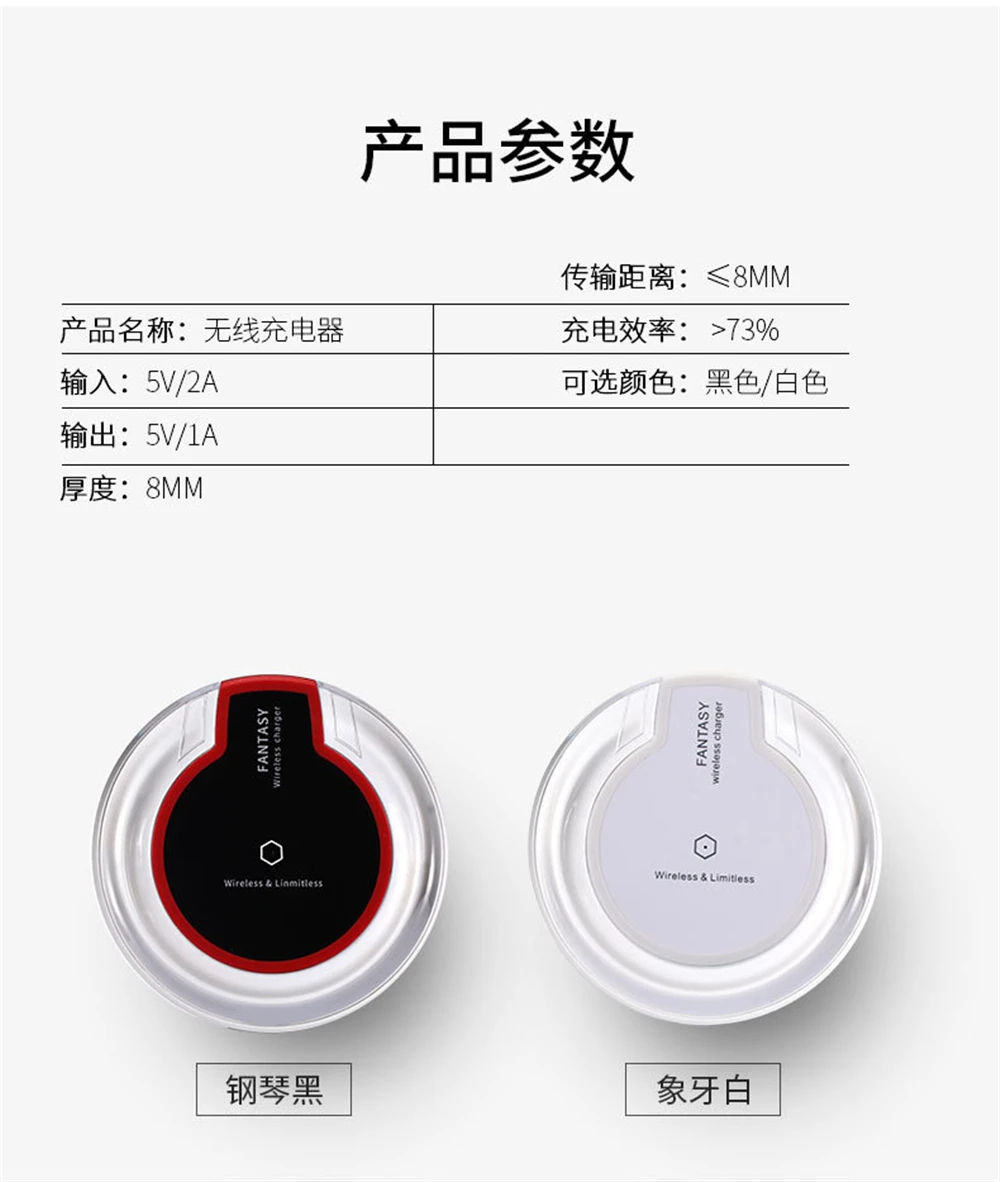 Qi стандартное беспроводное зарядное устройство для iPhone X XS MAX XR 8 Plus samsung S10 Plus S9 S8 Note10 Note9 LG V30S Беспроводная зарядная площадка 5 Вт