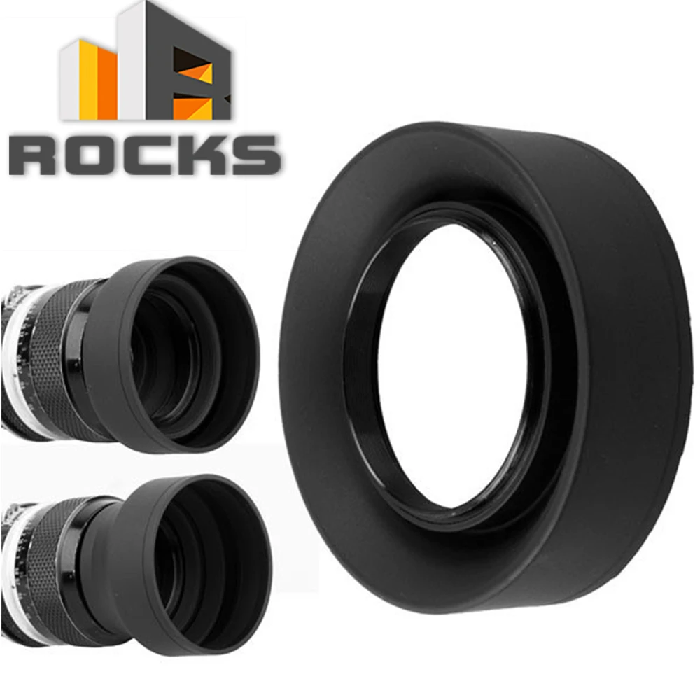 Pixo для камеры Canon Nikon 58 мм 3 в 1 этапа спуск Резиновая бленда Nikon|rubber lens hood|lens hoodcollapsible