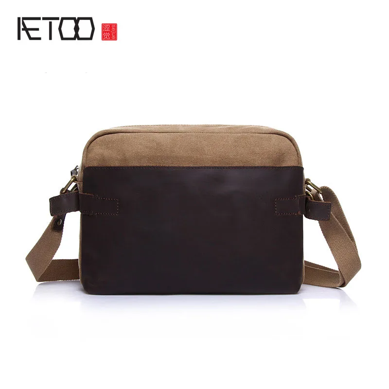 AETOO новая Холщовая Сумка Женская сумка через плечо с поперечным сечением Ткань