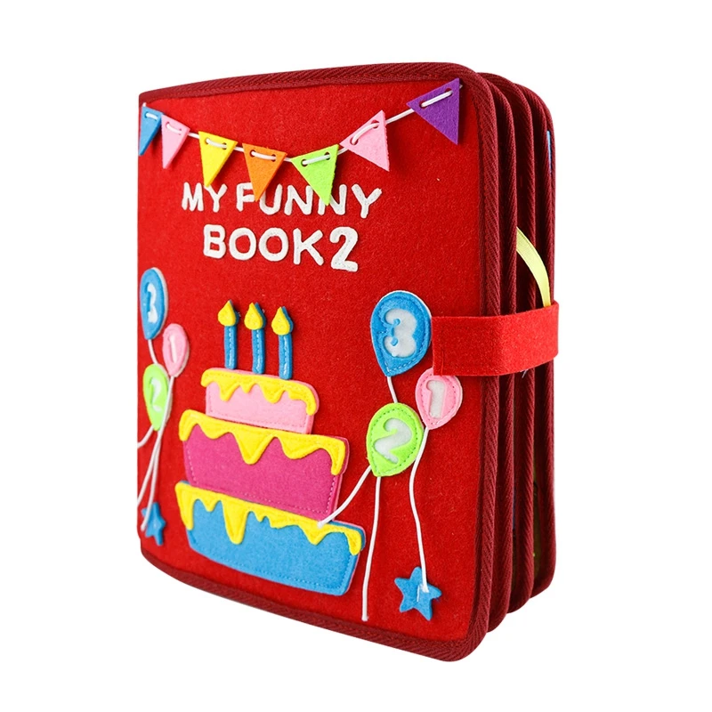 Мама DIY Монтессори моя забавная книга ребенка раннего образования первая Тихая книга 21X25 см книга с картинками ручная работа посылка для беременности