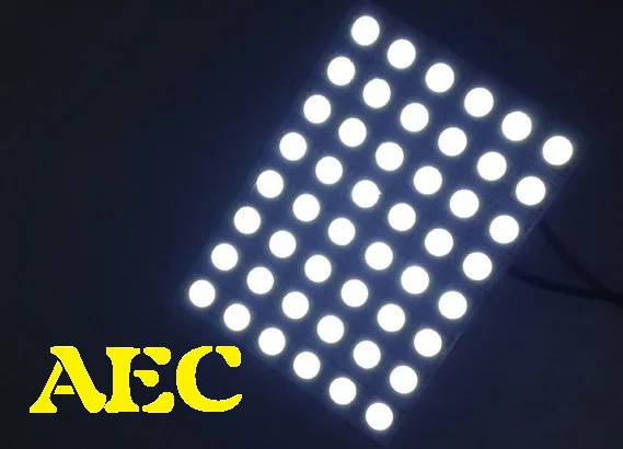 10 компл./лот купольная панель лампа 48 SMD 3528 1210 LED интерьер комнаты купол двери