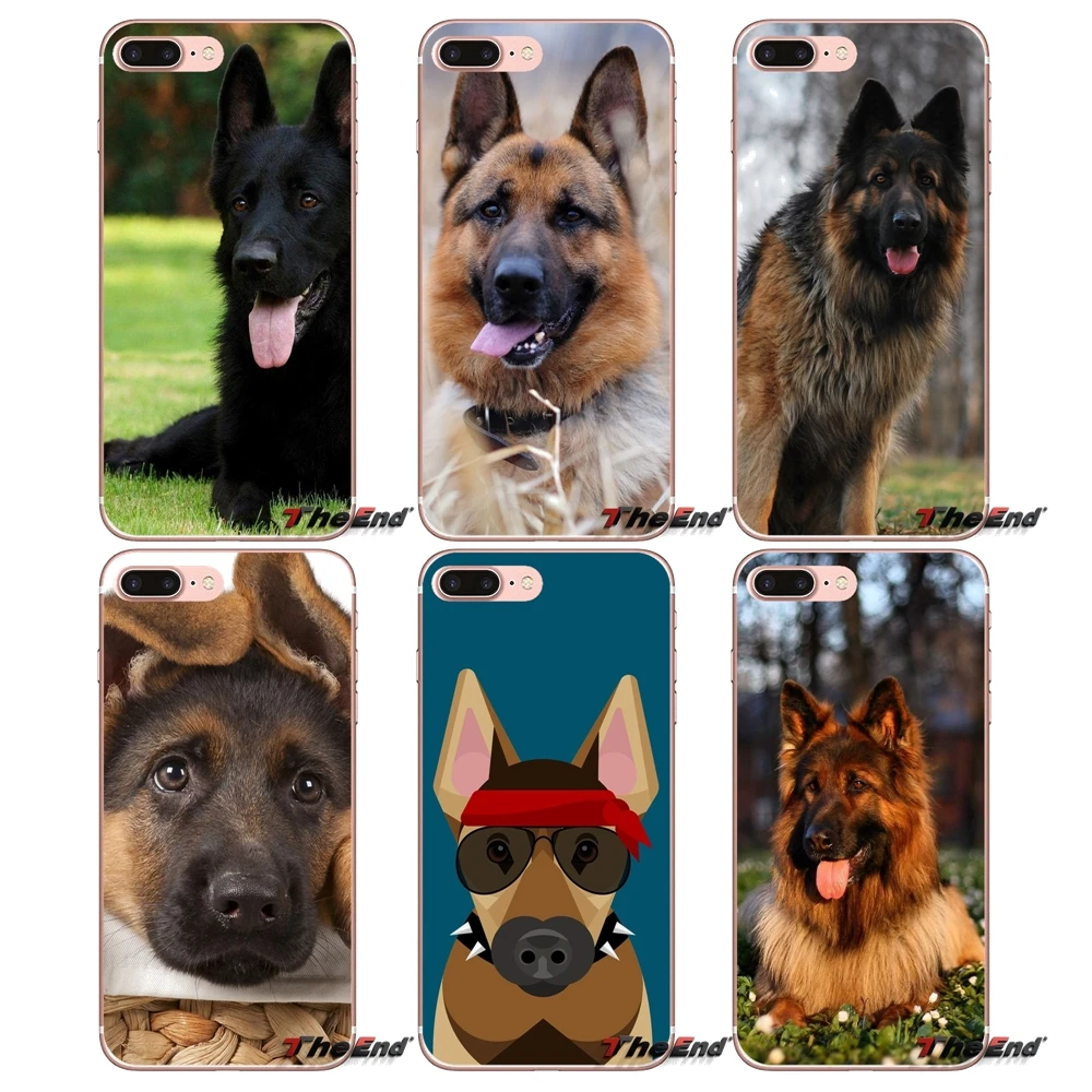 Чехлы для телефонов забавные немецкие овчарки Huawei P Smart Y6 P8 P9 P10 Plus Nova P20 Lite Pro Mini 2017
