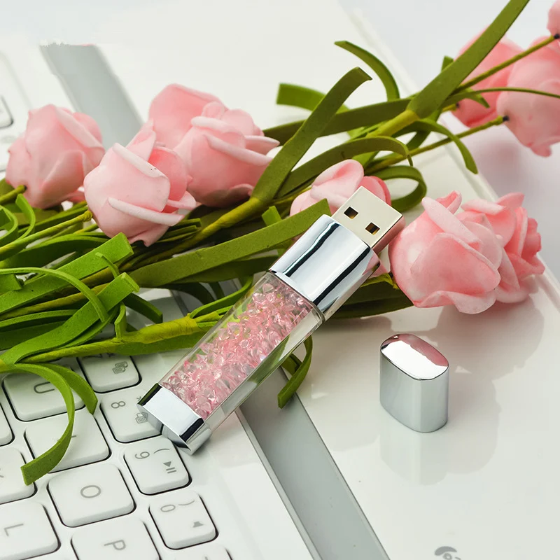 Модная дверная ручка со стразами Usb флеш-накопитель металлический флеш-накопитель Usb2.0 флеш-накопитель 4g 8g 16g 32gb карта памяти U диск Флешка лучший подарок