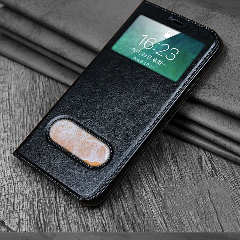 Кожаный чехол для телефона флип-чехол для iphone X 8 7 6 6 S плюс Вид из окна чехол для телефона Чехлы для iphone SE 5S 5