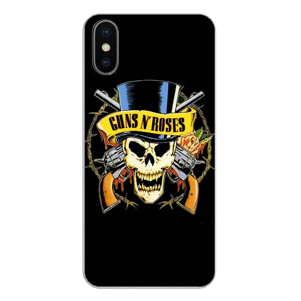 Прозрачный чехол из ТПУ для Huawei Honor 8 8C 8X9 10 7A 7C Mate 20 Lite Pro P Smart Plus Guns'N Roses Axl Rose fan club |