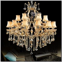 gorgeous crystal chandelier light fixture incandescent luminaire hanging cristal lustre lamp for bedroom stair restaurant