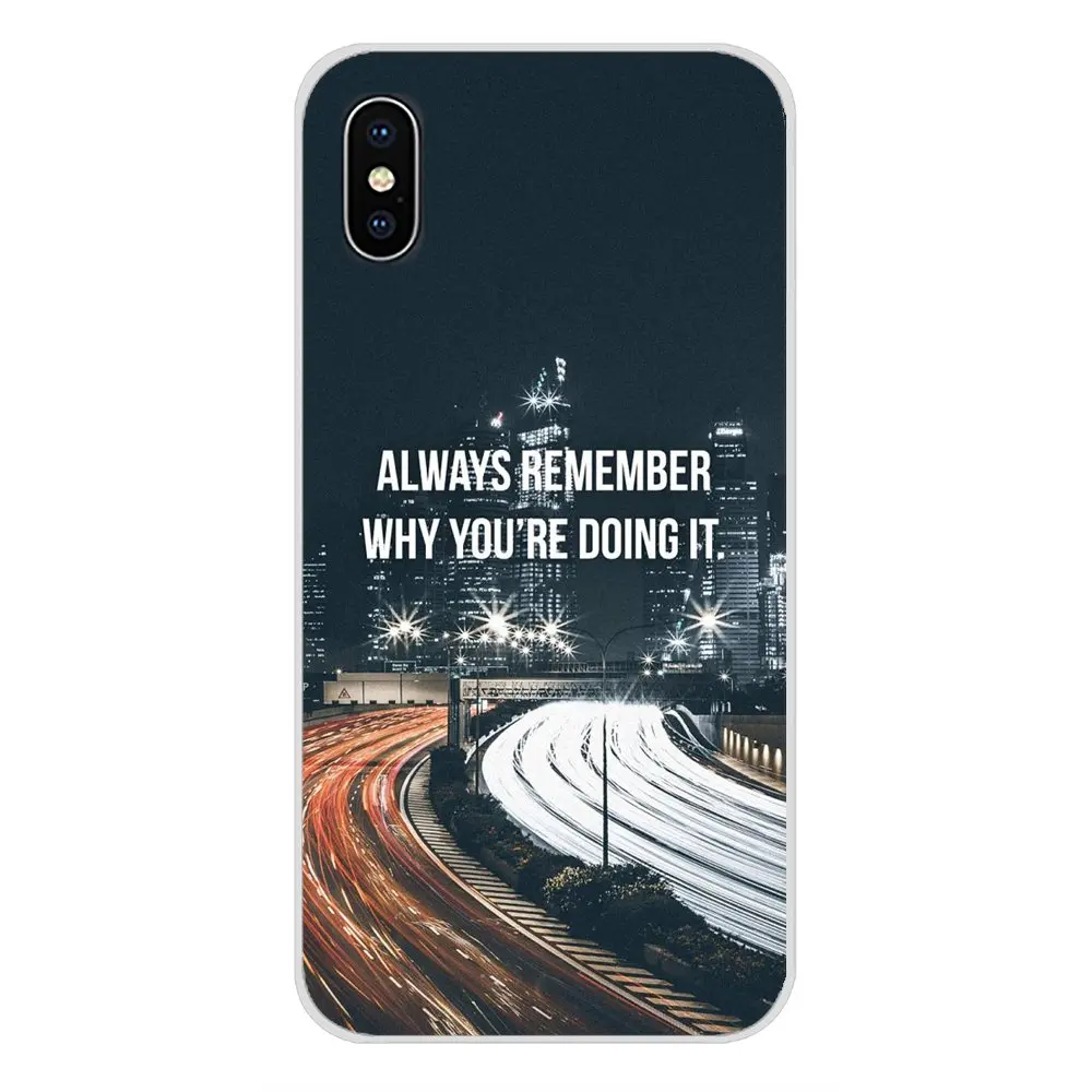 Аксессуары Сумка Чехол вдохновляющие мотивирующие цитаты для Apple iPhone X XR XS MAX 4 4S 5 5S