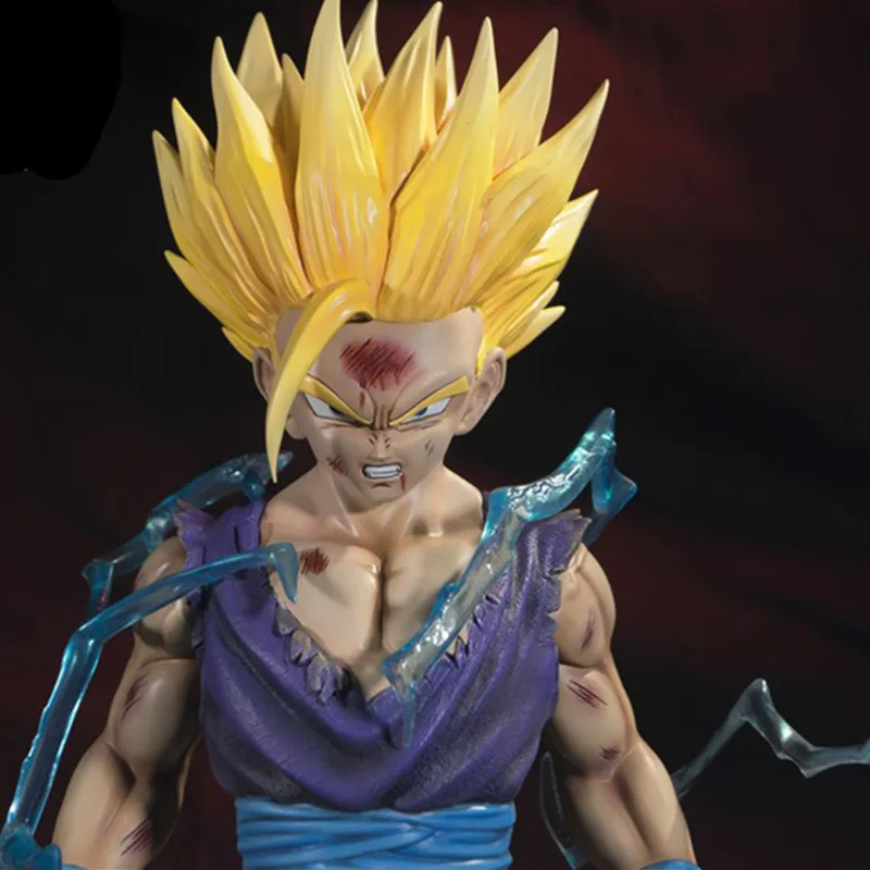 Аниме Dragon Ball Z War Damage Ver GK Супер Saiyan Сын Гохан 1/4 статуя из смолы фигурку модель Giocattolo G2539