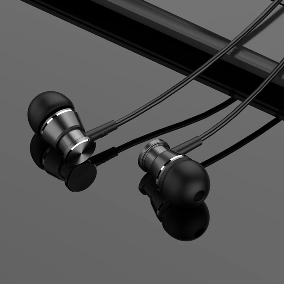 Black Langsdom новые проводные наушники-вкладыши для телефона samsung стерео Hi-Fi гарнитура с микрофоном наушники для Xiaomi fone de ouvido наушники - Цвет: Black