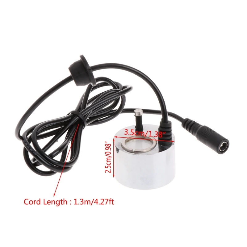 

LED Colorful Light Ultrasonic Mist Maker Fogger Water Fountain Pond Decoration 10166