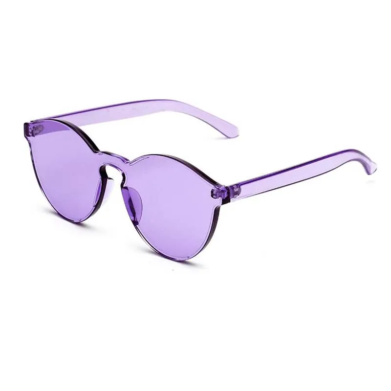 Модные женские Cat Eye оттенки роскошные солнцезащитные очки integrated конфеты цвет UV400